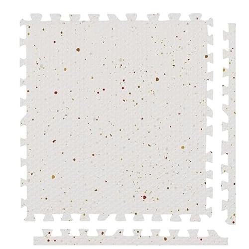 Play Platoon NonToxic Large Kids Mats for Floors ExtraThick Interlocking Tiles 24 x 24 in Puzzle Mat Pieces with Border 9 Tile 72 x 72 inch Neutral Playmat Rug for Toddlers Children - Image 1