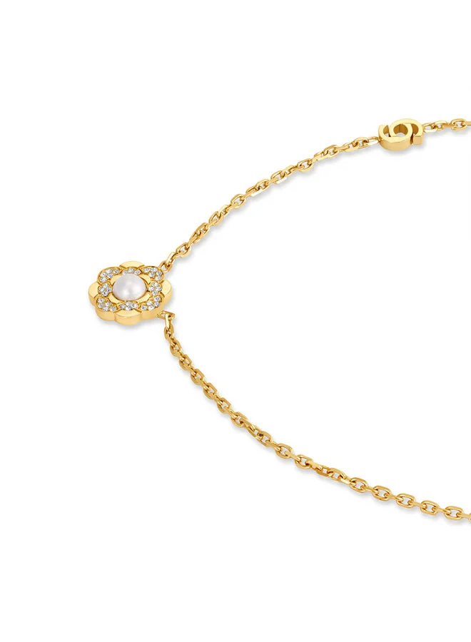 شيروتي 1881 Jasmine Gold Flower Motif Necklace for Women