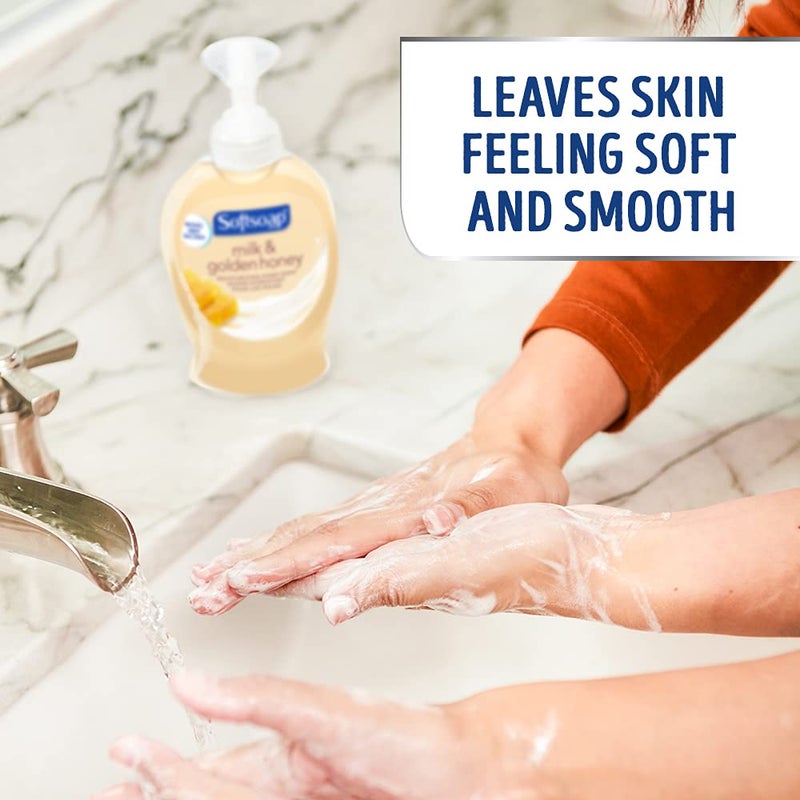 Softsoap Moisturizing Liquid Hand Soap, Milk and Honey, 7.5 Fluid Ounce, Pack of 6 (Package may vary) - Image 3