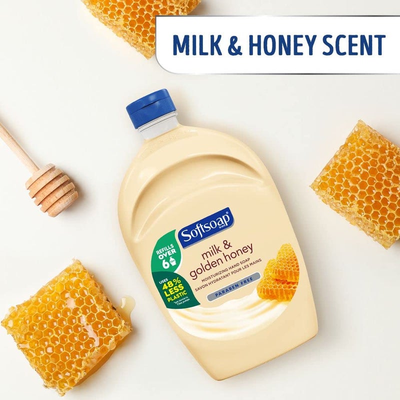 Softsoap Moisturizing Liquid Hand Soap, Milk and Honey, 7.5 Fluid Ounce, Pack of 6 (Package may vary) - Image 5