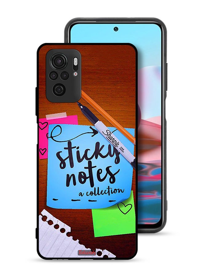 Tolwak Xiaomi Poco M5s Protective Case Cover Sticky Notes - Image 1