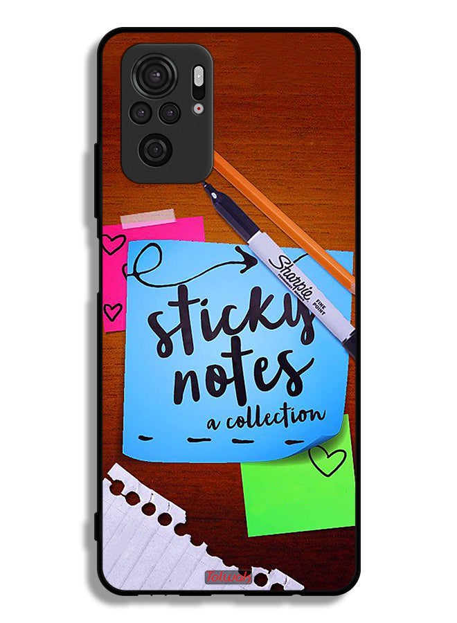 Tolwak Xiaomi Poco M5s Protective Case Cover Sticky Notes - Image 2