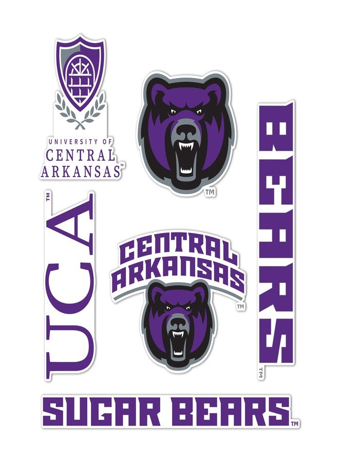 Desert Cactus University of Central Arkansas Sticker UCA Bearsr Vinyl Decals Laptop Water Bottle Car Scrapbook Sheet T2 (Type 2-3) - Image 1