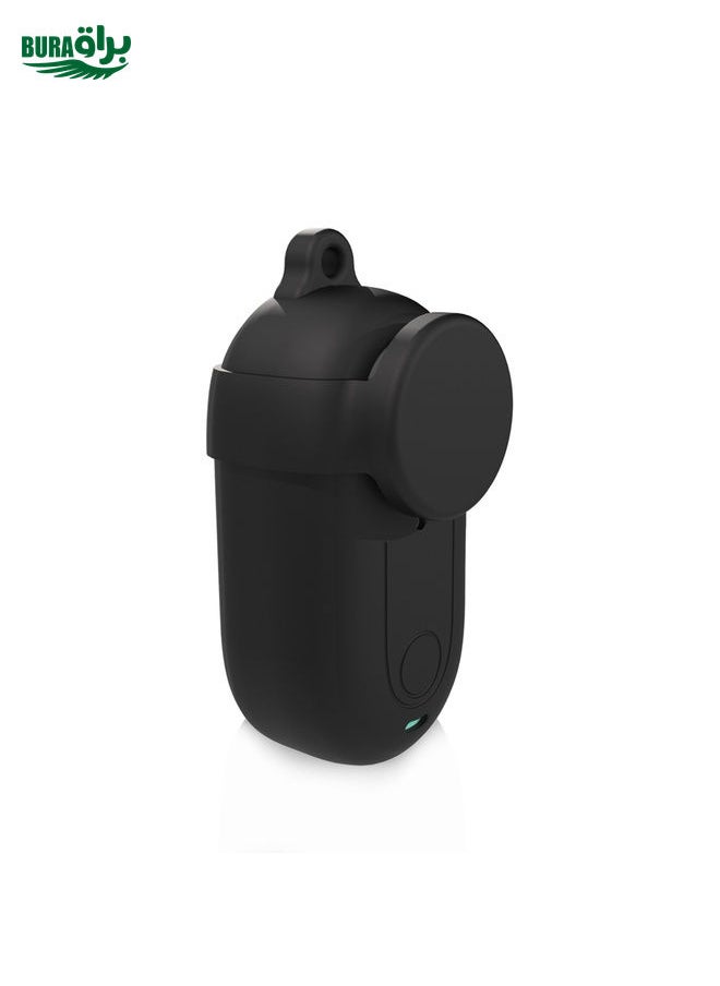 BURAQ For Insta360 GO 3 PULUZ Camera Silicone Case with Lens  Cover (Black)  - Image 1