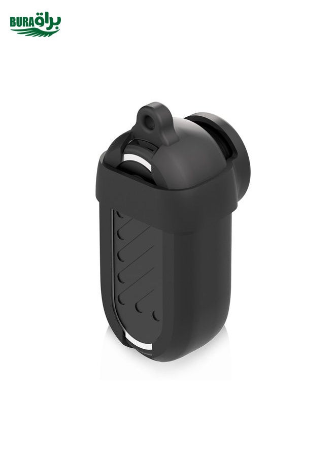 BURAQ For Insta360 GO 3 PULUZ Camera Silicone Case with Lens  Cover (Black)  - Image 3