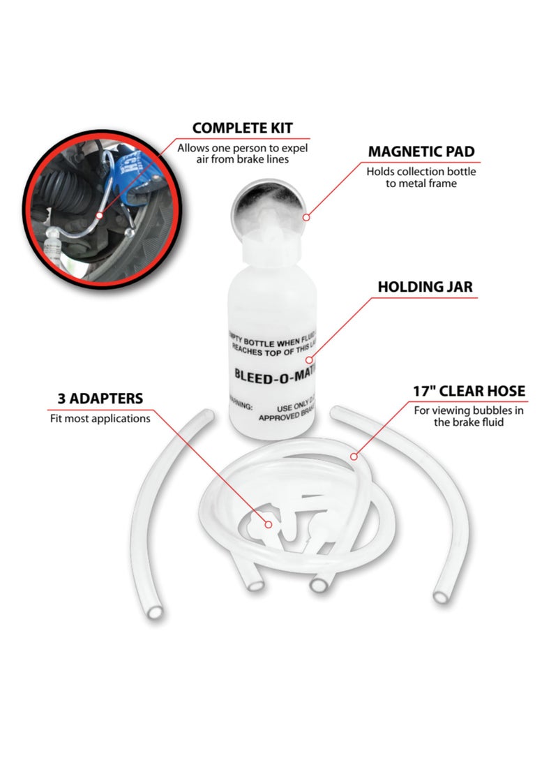Performance Tool Performance Tool W80625 Brake Bleeder and Vacuum Pump Kit with Magnetic Pad and Adapters for Easy Air Bleeding of Brake Lines  - Image 2