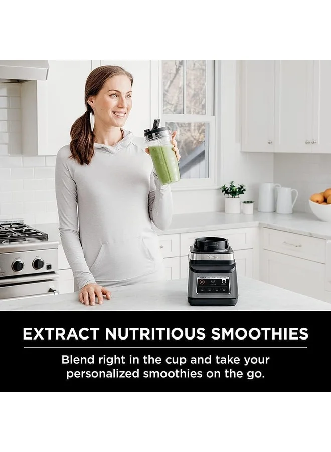 Ninja Ninja Nutri Ninja Bn 750 2 In 1 Blender Bn750 Duo PlUS With Auto Iq 1200 Watts Black/Gray."Min 1 year manufacturer warranty"
