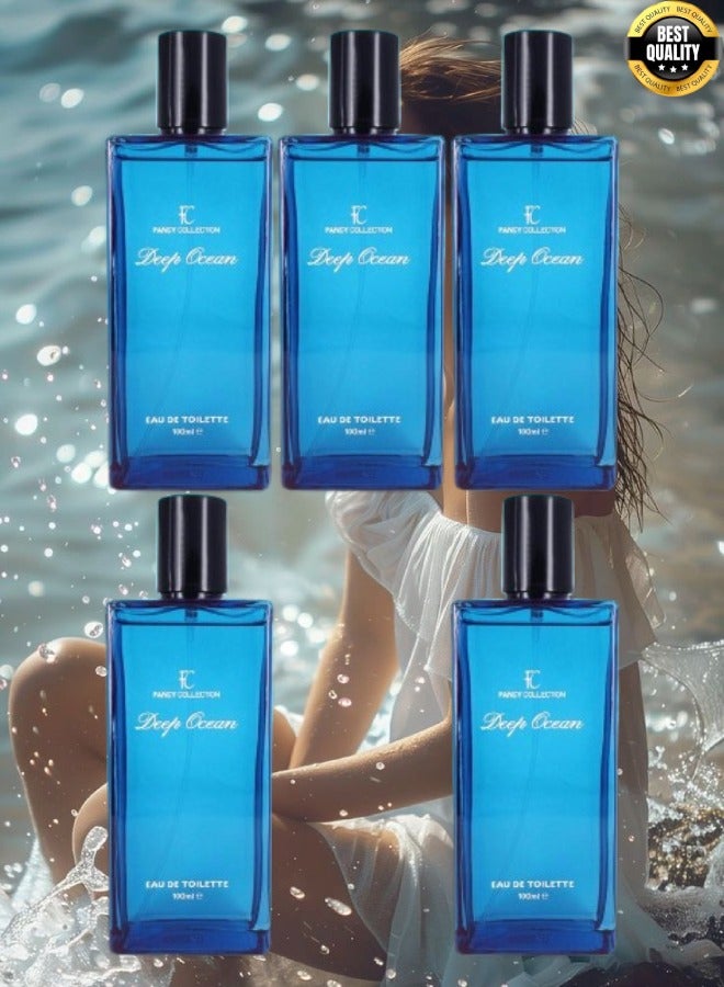 فانسي كوليكشون 5 قطع عطر ديب اوشين 100 مل - Image 1