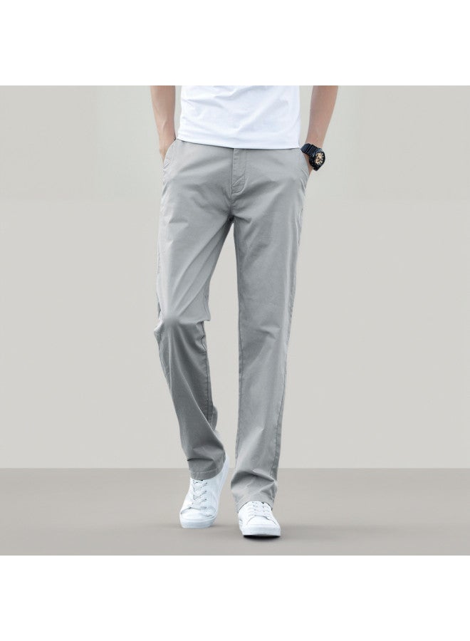 Tucano lightweight Summer Style Trendy Versatile Straight-leg Pants For Young & Middle-aged Men - Elegant & Well-tailored Trousers - Image 3