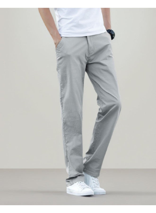 Tucano lightweight Summer Style Trendy Versatile Straight-leg Pants For Young & Middle-aged Men - Elegant & Well-tailored Trousers - Image 1