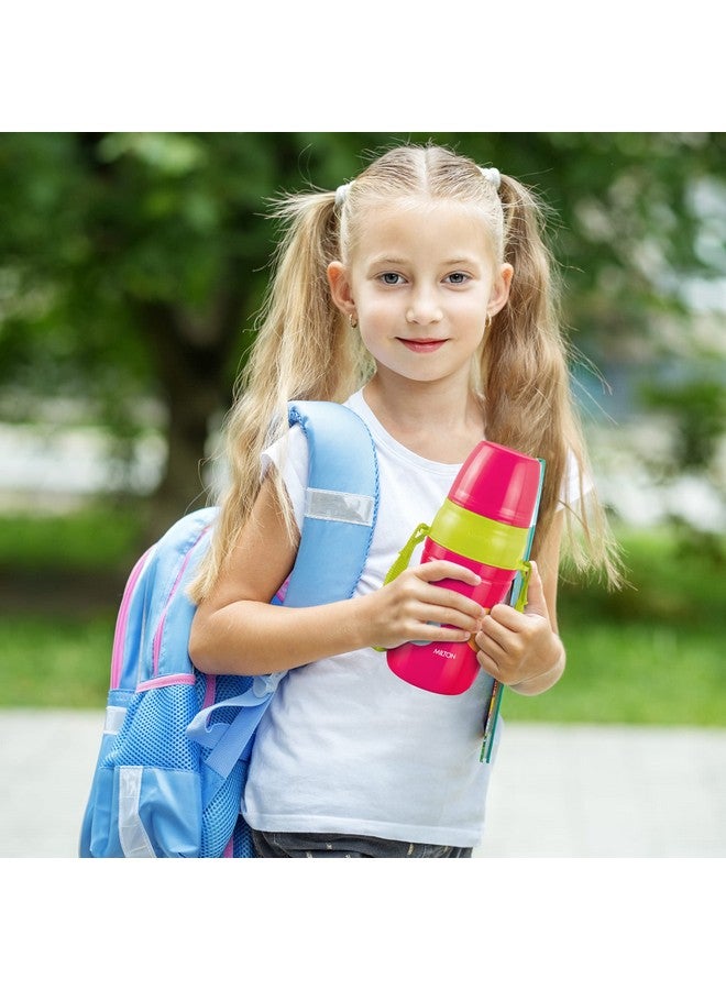 Milton Kool Cheer 400 Plastic Insulated Water Bottle with Straw for Kids, 390 ml, Red, School Bottle, Picnic Bottle, Sipper Bottle, Leak Proof, BPA Free, Food Grade, Easy to Carry - Image 4