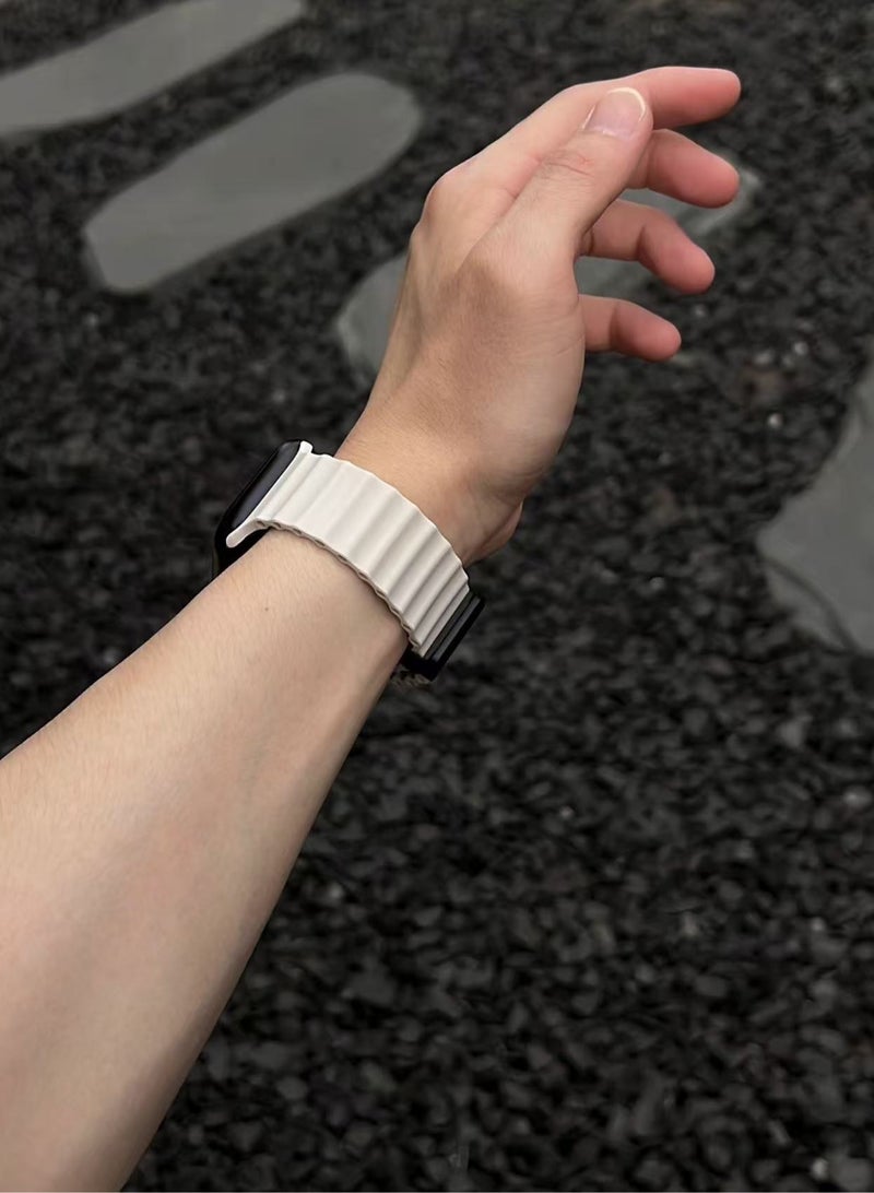 Watch Band Compatible for Apple Watch Series Band 38mm 40mm 41mm 42mm women, Genuine Leather Double Tour Designed Slim Replacement Strap for iWatch Series10 9 8 7 6 SE - Image 2