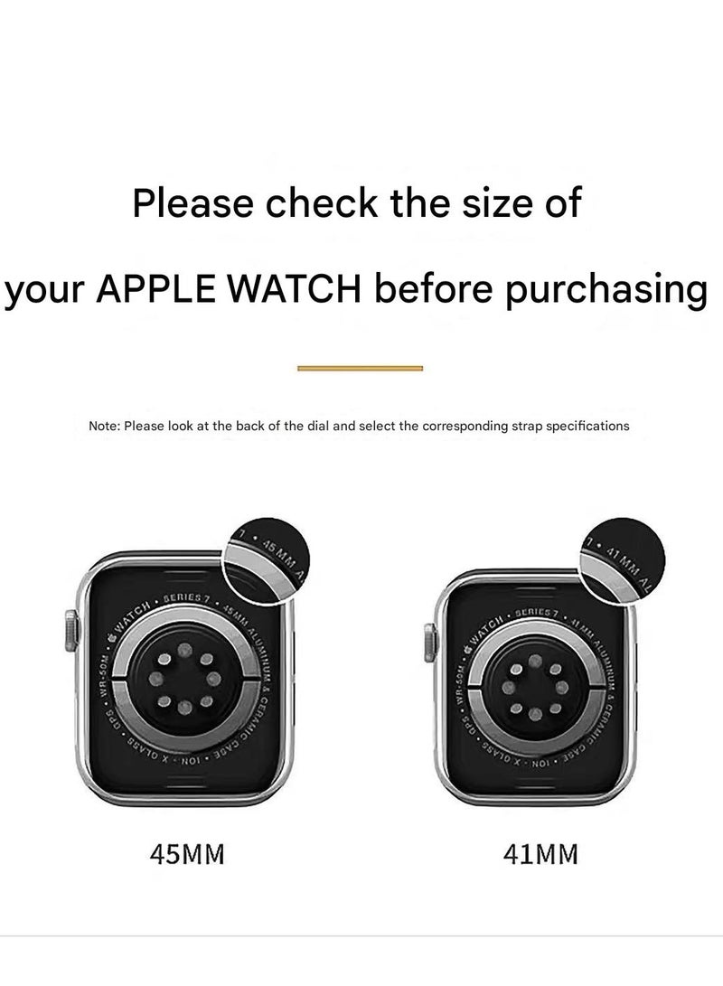 Watch Band Compatible for Apple Watch Series Band 38mm 40mm 41mm 42mm women, Genuine Leather Double Tour Designed Slim Replacement Strap for iWatch Series10 9 8 7 6 SE - Image 4