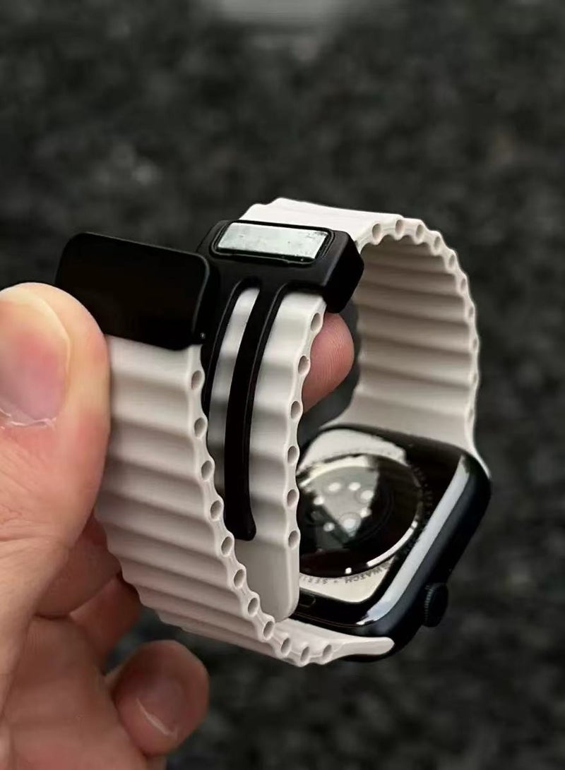 Watch Band Compatible for Apple Watch Series Band 38mm 40mm 41mm 42mm women, Genuine Leather Double Tour Designed Slim Replacement Strap for iWatch Series10 9 8 7 6 SE - Image 3