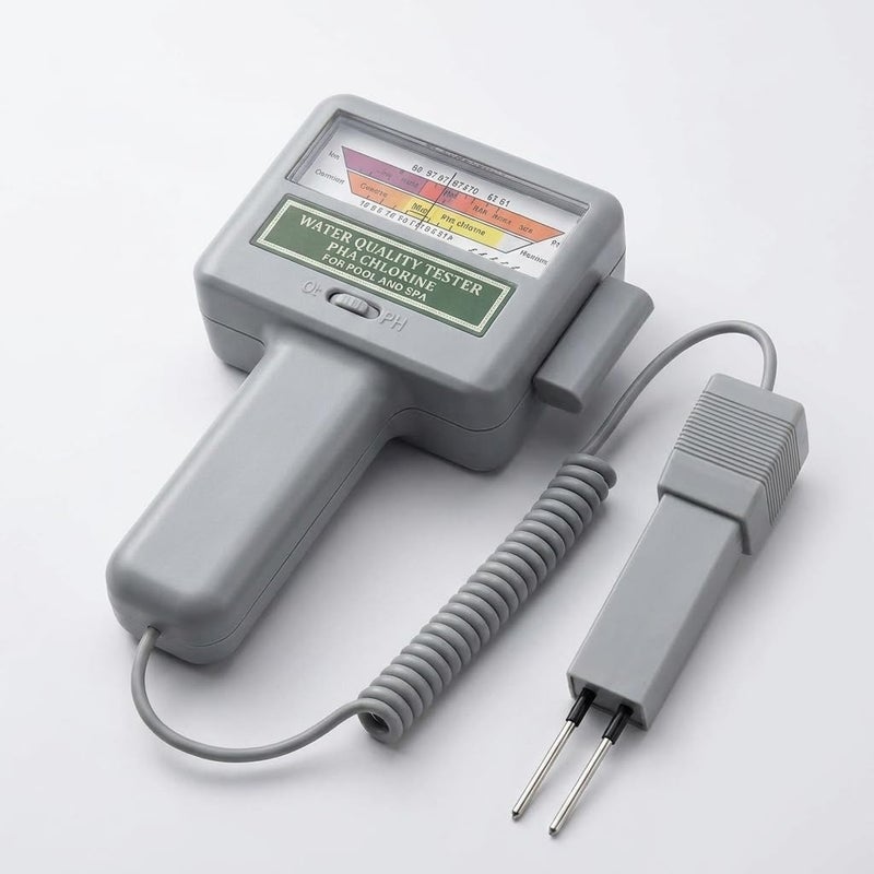 2-in-1 Digital Pool Water Tester for pH & Chlorine (CL2) – Professional Water Quality Meter with Dual Scale Display, Handheld Electronic pH and Chlorine Level Tester for Swimming Pools, Spas, Hot Tubs - Image 4