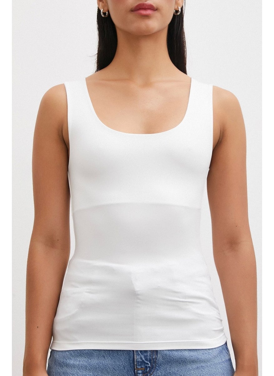 Never More Lined Undershirt White  - Image 4