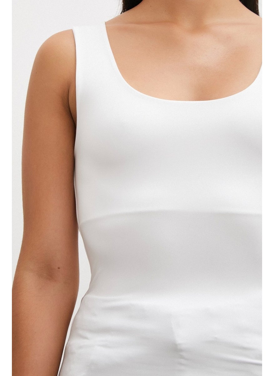 Never More Lined Undershirt White  - Image 5