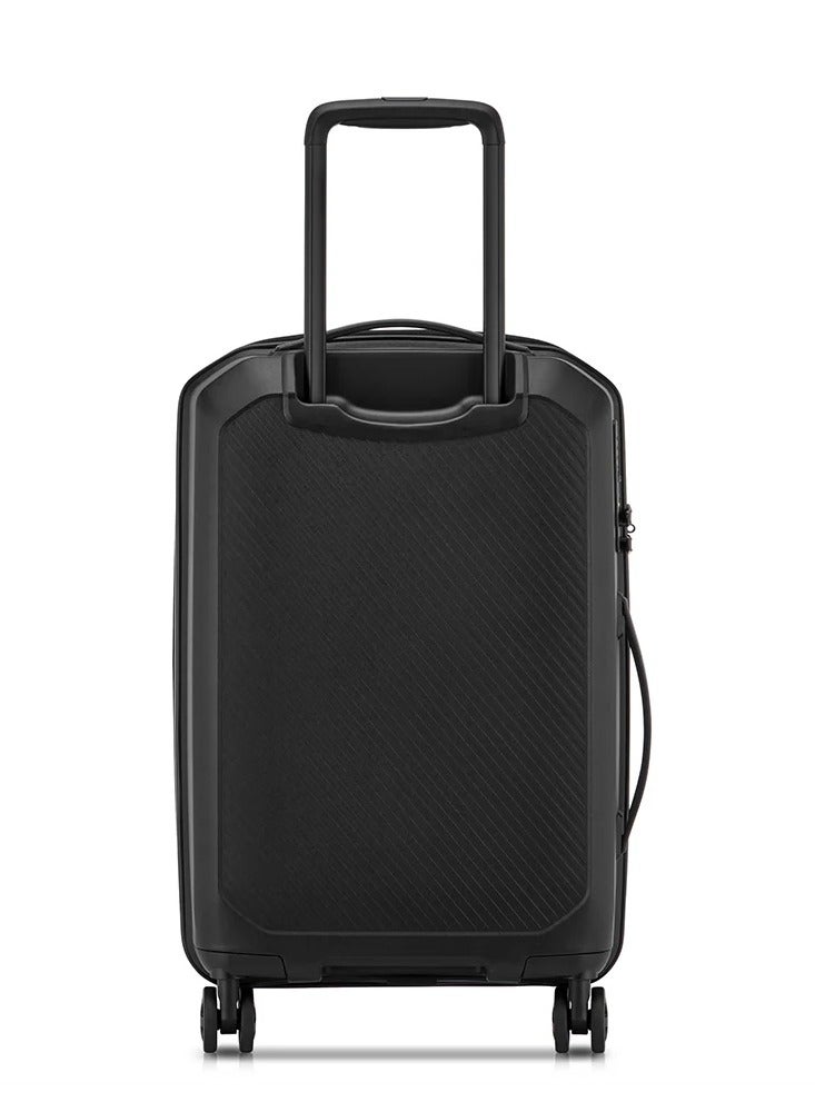 ديلسي _باريس حقيبة سفر صغيرة بعجلات مزدوجة قابلة للتوسيع  سم - أسود - Image 4