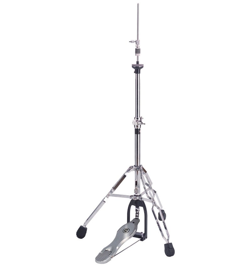 Gibraltar Medium Weight Double Braced Hi-Hat Stand Percussion Chrome Set Hardware, for Snare Drum Practice Pad (5707) - Image 4