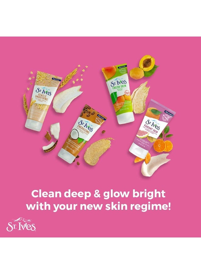 ST. Ives Even & Bright Face Scrub Pink Lemon & Mandarin Orange For Glowing Skin Exfoliates And Smooths Skin 170g - Image 5