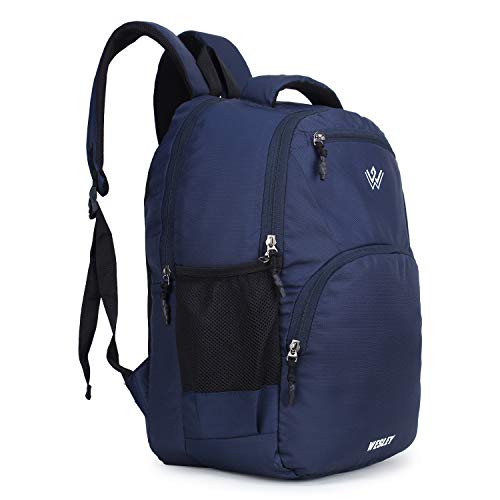 Wesley Matrix 15.6 inch 35L Casual Waterproof Laptop Backpack/Office Bag/College Bag/Business Bag/Unisex Travel Backpack (Navy Blue) - Image 2