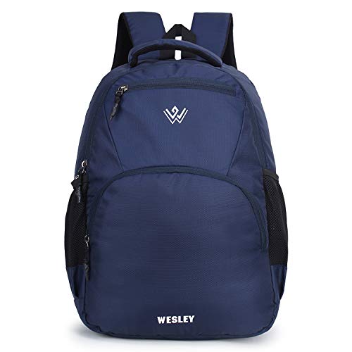 Wesley Matrix 15.6 inch 35L Casual Waterproof Laptop Backpack/Office Bag/College Bag/Business Bag/Unisex Travel Backpack (Navy Blue) - Image 1