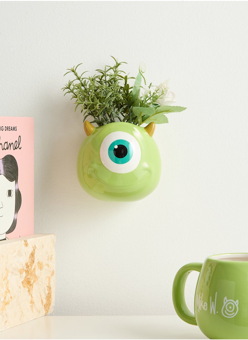 Half Moon Bay Disney Pixar Mike Wazowski Wall Vase Shaped  - Image 1