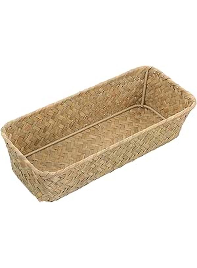 Multifunctional Woven Storage Basket Organizer For Home And Office Decoration - Image 1