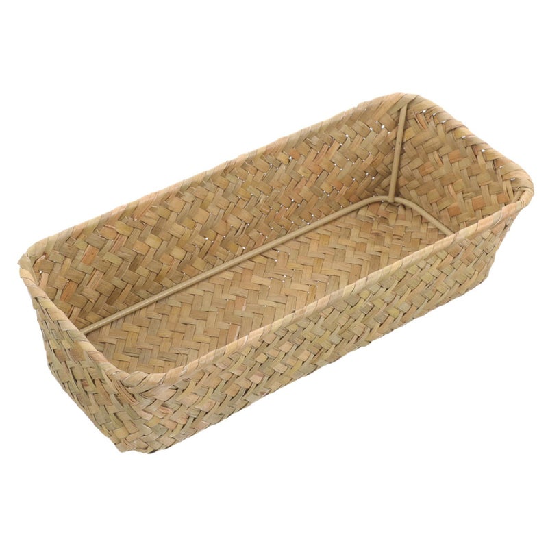 Multifunctional Woven Storage Basket Organizer For Home And Office Decoration - Image 2