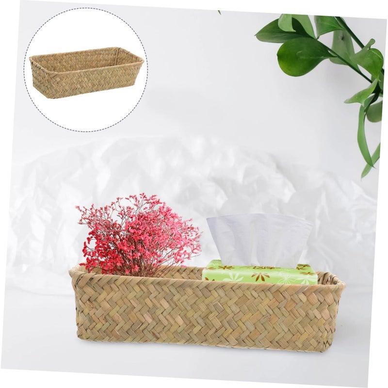 Multifunctional Woven Storage Basket Organizer For Home And Office Decoration - Image 4