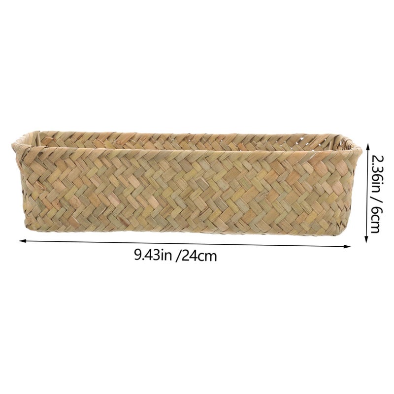Multifunctional Woven Storage Basket Organizer For Home And Office Decoration - Image 3