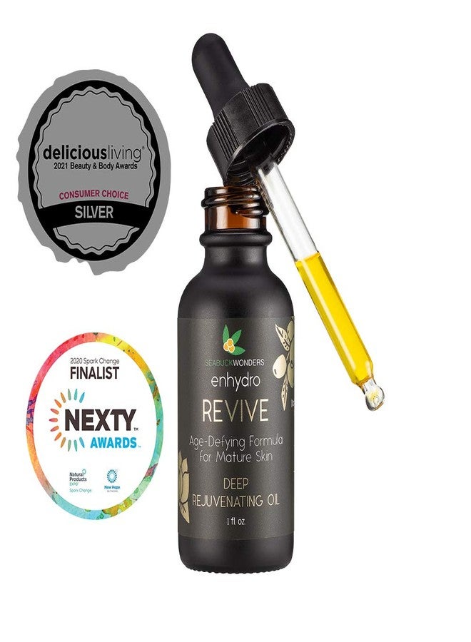 Seabuckwonders Enhydro REVIVE Deep Rejuvenating Face Oil Serum, 1 FL OZ, Age-Defying Formula for Mature Skin - Image 3