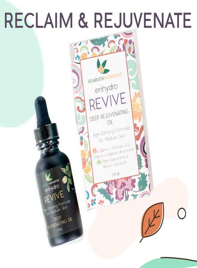 Seabuckwonders Enhydro REVIVE Deep Rejuvenating Face Oil Serum, 1 FL OZ, Age-Defying Formula for Mature Skin - Image 2