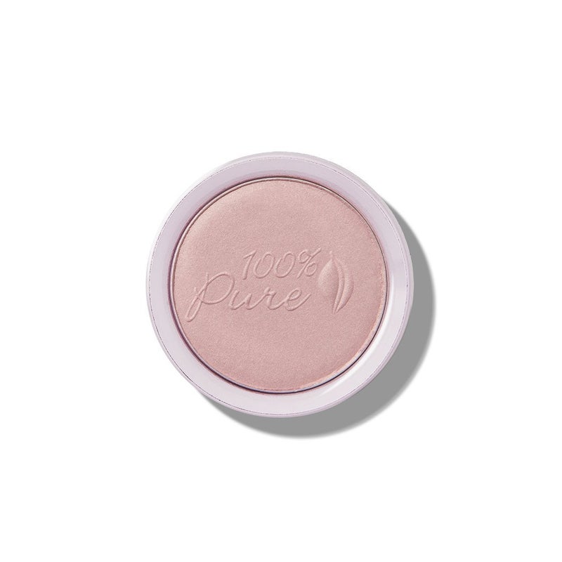 100 % Pure 100% PURE Luminizer (Fruit Pigmented), Pink Gold, Face Highlighter for Glowing Skin, Natural Shimmer, Illuminator Makeup (Rosy Pink) - 0.32 oz - Image 2