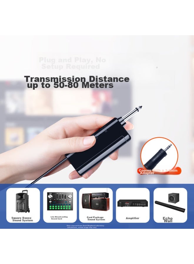 The Good Shepherd Good Shepherd Handheld Rechargeable Wireless Microphone, Home Ktv, Professional Singing, Performance, Stage Hosting, Speech, Karaoke, Conference Speaker, Amplifier, Fm Receiver, Universal Microphone, One-to - Image 3