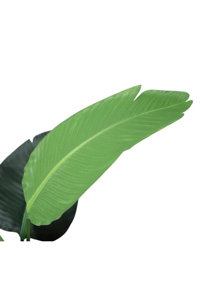 DRAMA HOME Artificial Banana Tree in Potted Green/Black 120cm  - Image 2