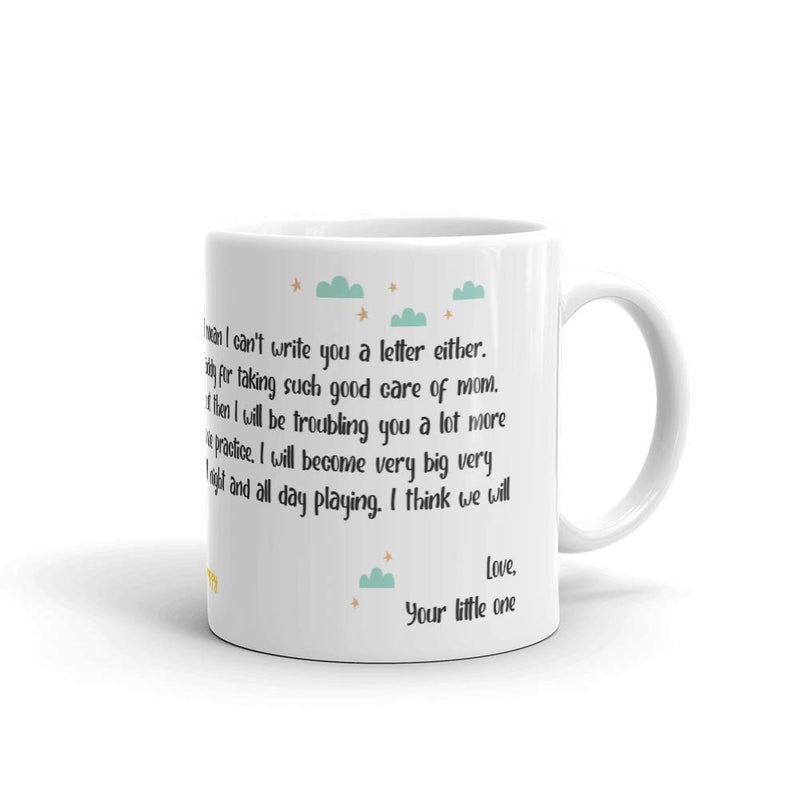 Oye Happy - Letter from Baby Mug - Best Gift for Expecting Parents/Mom-to-be/Dad-to-be During Pregnancy (Ceramic) (Microwavable) (330 ml) - Image 3