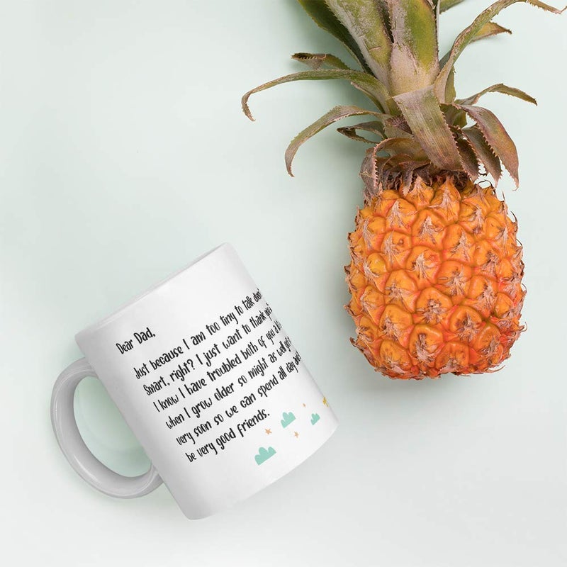 Oye Happy - Letter from Baby Mug - Best Gift for Expecting Parents/Mom-to-be/Dad-to-be During Pregnancy (Ceramic) (Microwavable) (330 ml) - Image 4