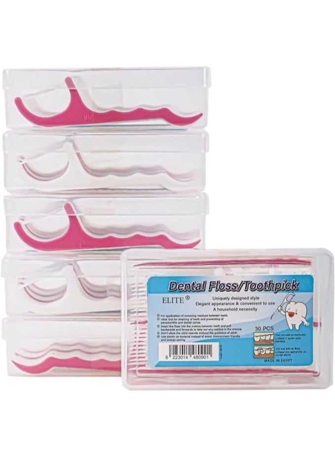 Dental Flosser and Dental Flosser for Teeth Cleaning and Gum Care, 60 Pieces, 2 Packs - Image 2