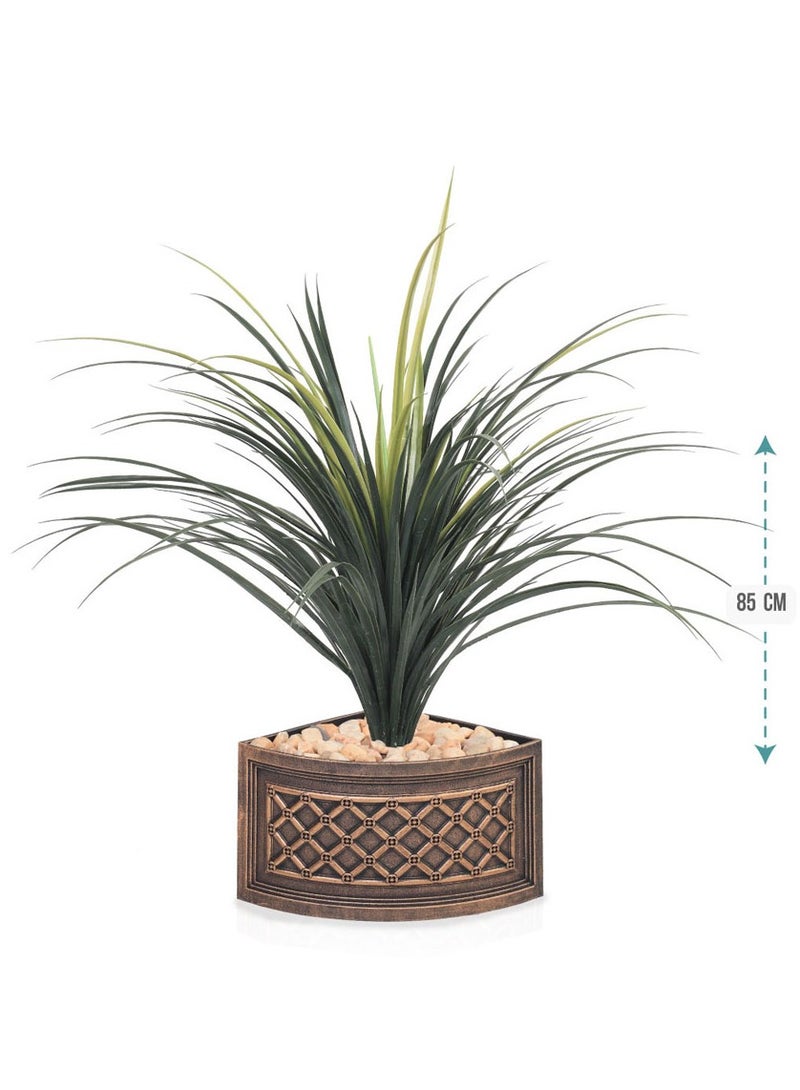 سي او أرماء شجرة صناعية بمركن زاوية محاكاة لشجرة يوكا بارتفاع 85  سم - Image 1