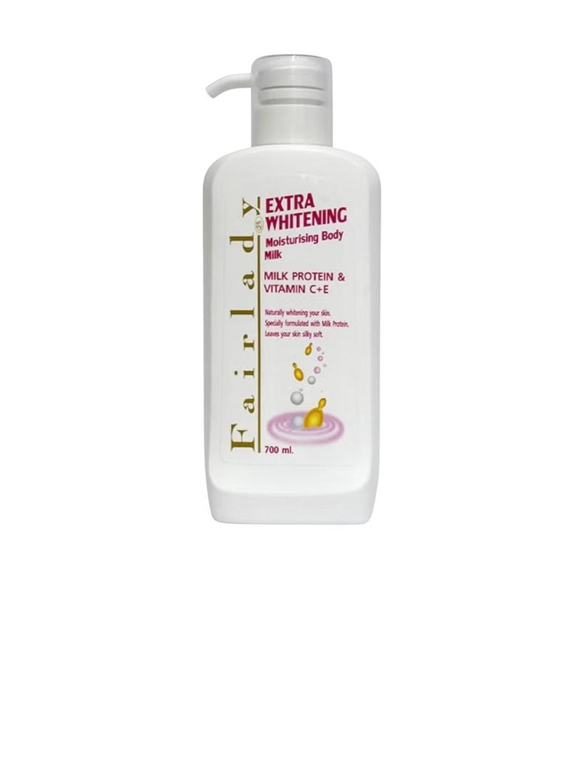 FAIRLADY Natural whitening lotion for your skin Special formula with milk protein Leaves your skin silky smooth 700 ml - Image 1