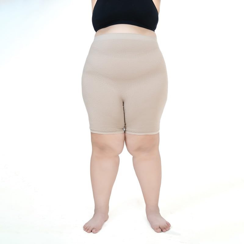 BioflectÂ® Compression Shorts with Bioactive Raised Massaging Knit- for Support and Comfort - XL Sand - Image 2