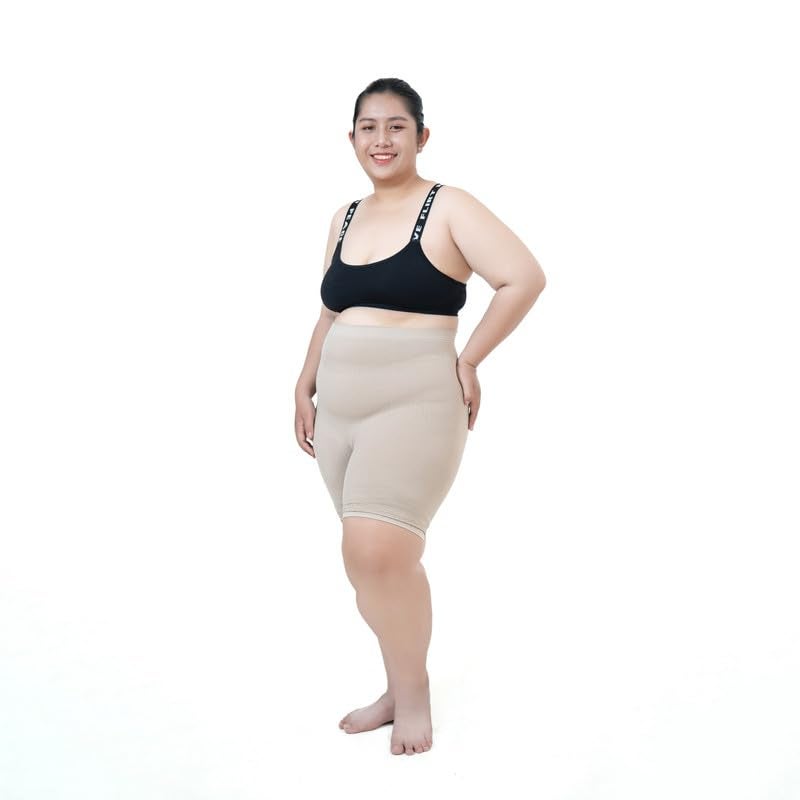 BioflectÂ® Compression Shorts with Bioactive Raised Massaging Knit- for Support and Comfort - XL Sand - Image 3