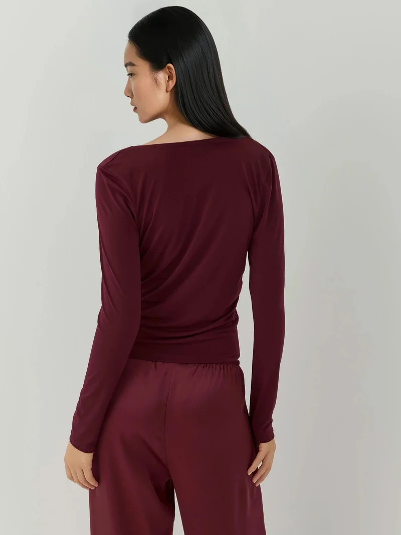 HICCUP Cowl Neck Knitted Top