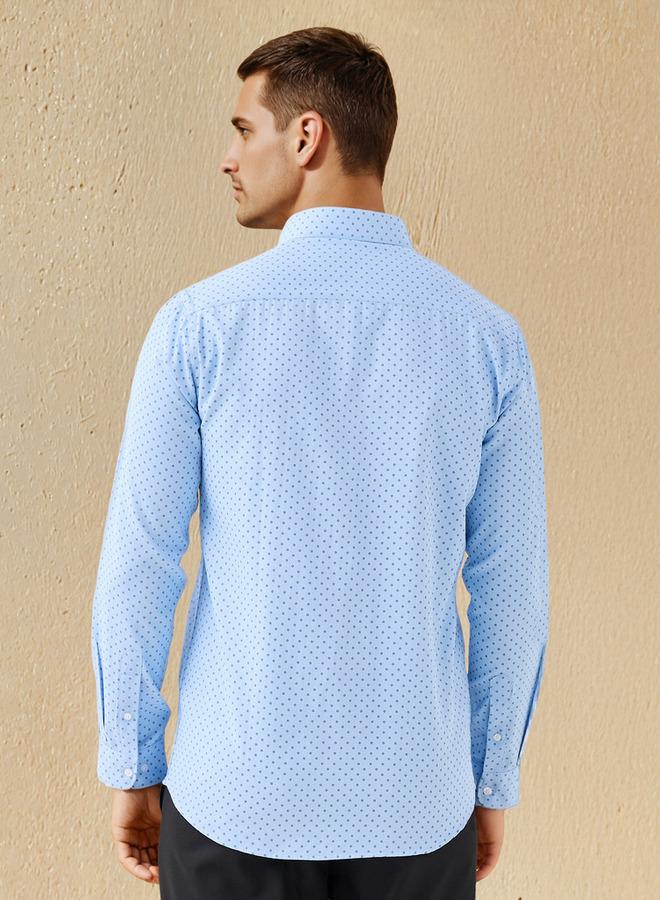 سبلاش فيڤ قميص مطبوع بقصة ضيقة - Image 3