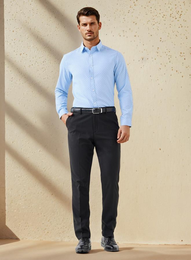 سبلاش فيڤ قميص مطبوع بقصة ضيقة - Image 2