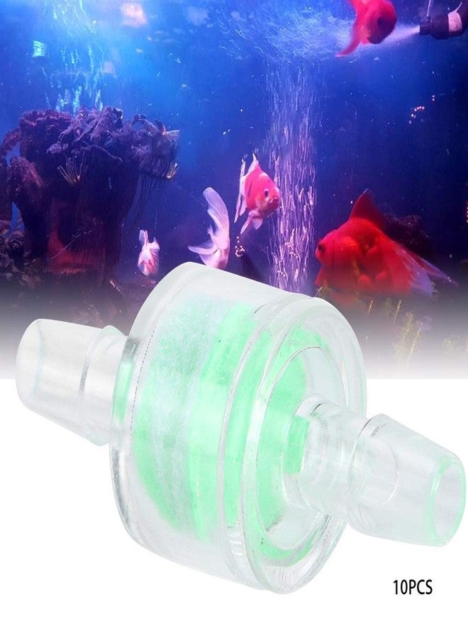 POCREATION Green Silicone Tube Filter for Aquarium, 10 Pieces, ABS Material, Fish Tank Supplies - Image 3