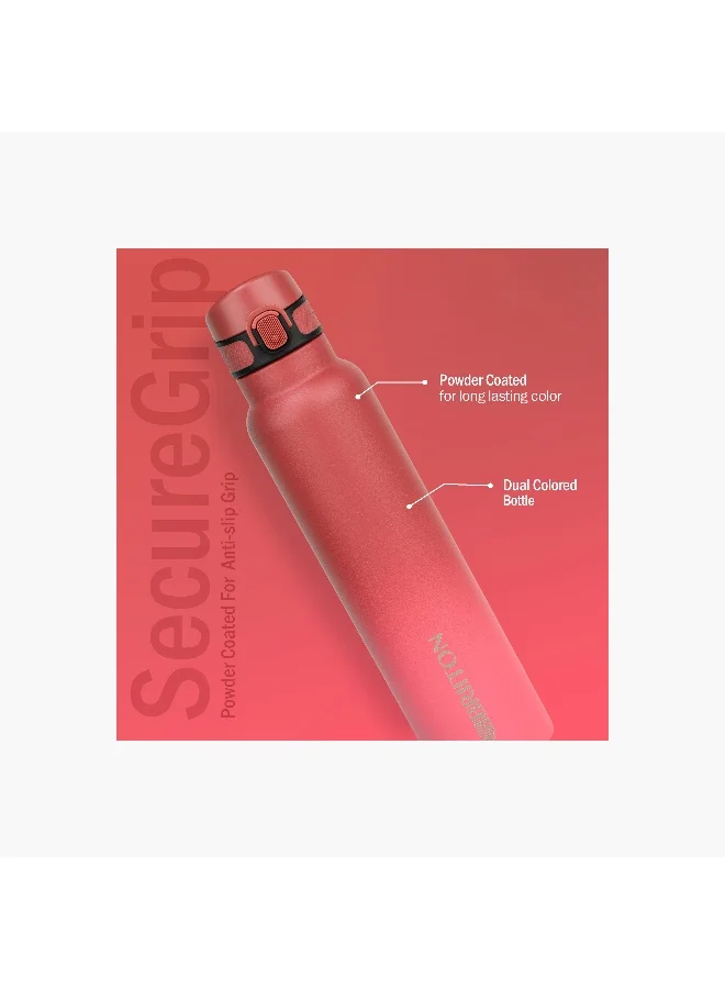 Briiton Water bottle -1000Ml Double wall (stainless steel) Insulated Bottle-keeps Hot and Cold