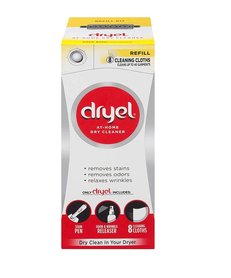 dryel at-Home Dry Cleaner Refill Kit - 8 Loads,CRB-01126 - Image 1