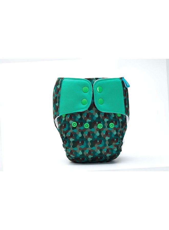 Bumberry Baby Pocket Diaper 2.0 Waterproof Reusable Adjustable Cloth Diaper With Leg Gusset Wet Free Lining & 2 Extra Long Wet Free Inserts(6 36 Months Camo) - Image 3